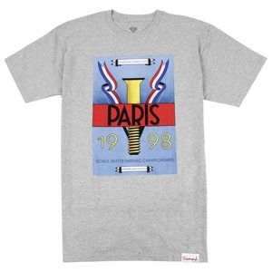Grey graphic tee shirt